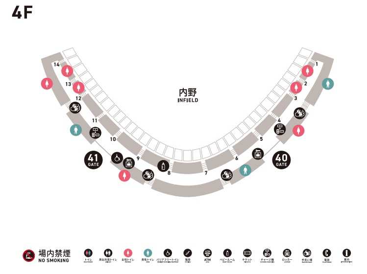 東京ドームシティ公式サイトのフロア案内