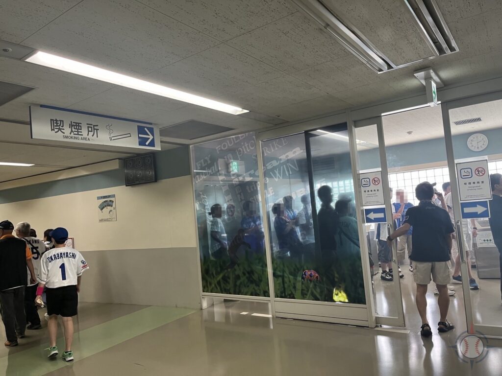 5Fの51通路にある喫煙所