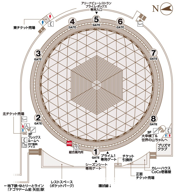 中日ドラゴンズ「オープンデッキ図（2026年版）」